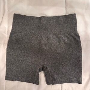 Gray Women's High-Waisted Shorts